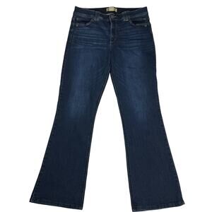 Democracy "Ab"Technology Dark Wash Boot Cut Mid Rise Tummy Control Jeans Size 14